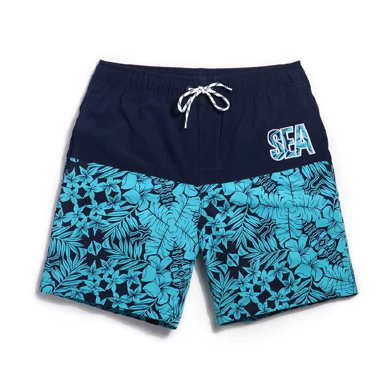Bañador de Surf "Sea Explorer" - Diseño Tropical Bicolor